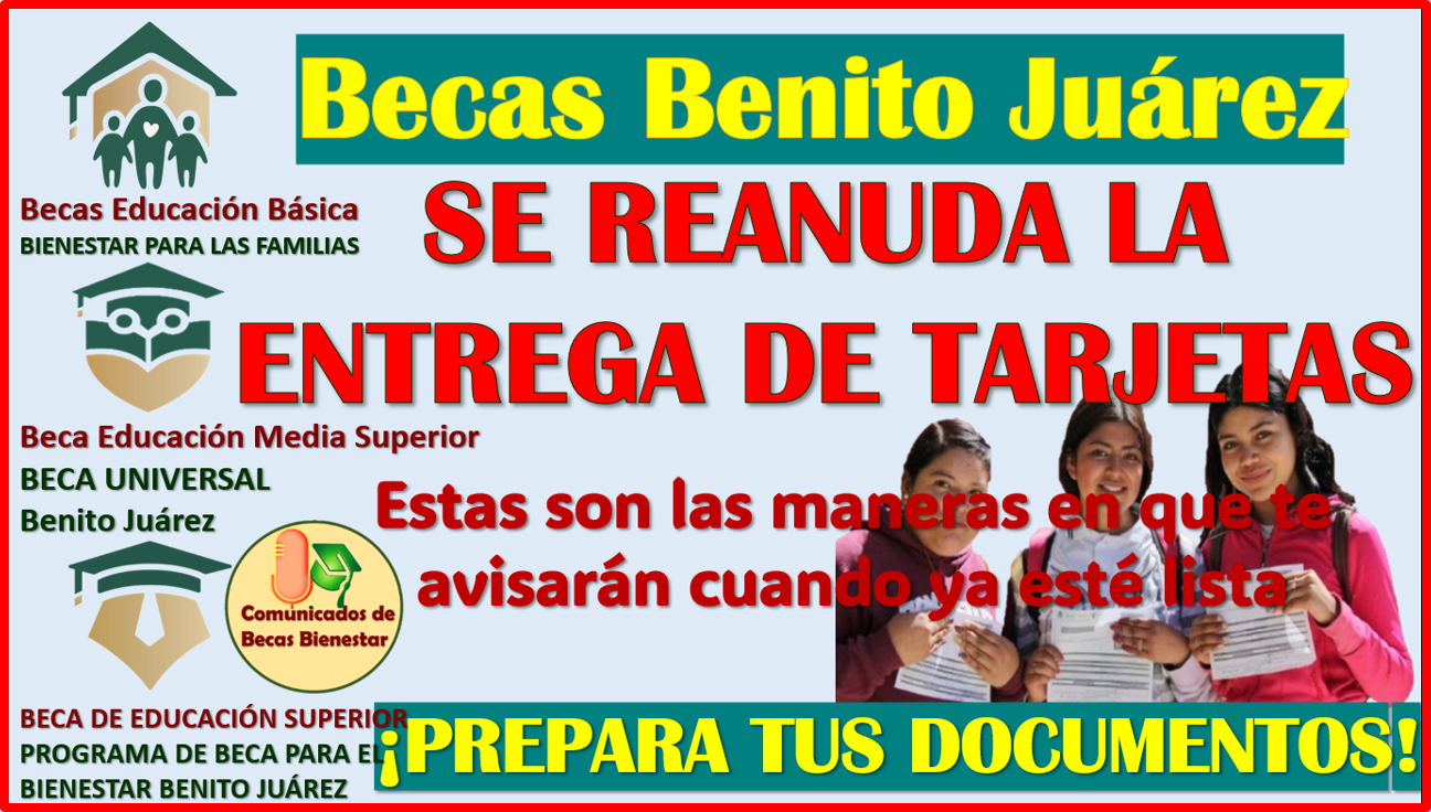 Ya podrás ir por tu Tarjeta del Bienestar, de esta manera entérate: Becas Benito Juárez