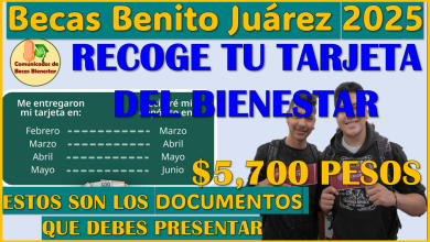 Recibe tu Tarjeta del Bienestar ¡SOLO PRESENTA ESTOS DOCUMENTOS!: Beca Benito Juárez Media Superior