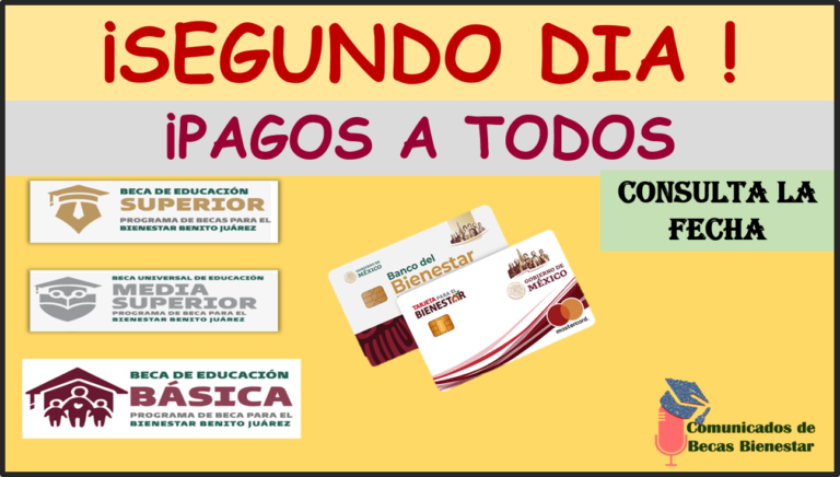 ¡Continúan los Pagos!, los Alumnos recibirán los depósitos en su Tarjeta del Bienestar en el Transcurso del día: Becas Benito Juárez
