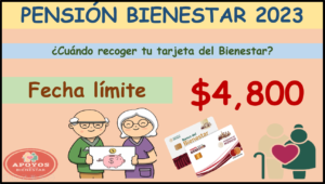 ¡ATENCIÓN BENEFICARIOS DE LA PENSIÓN BIENESTAR! Fecha límite para recoger tu Tarjeta del Bienestar