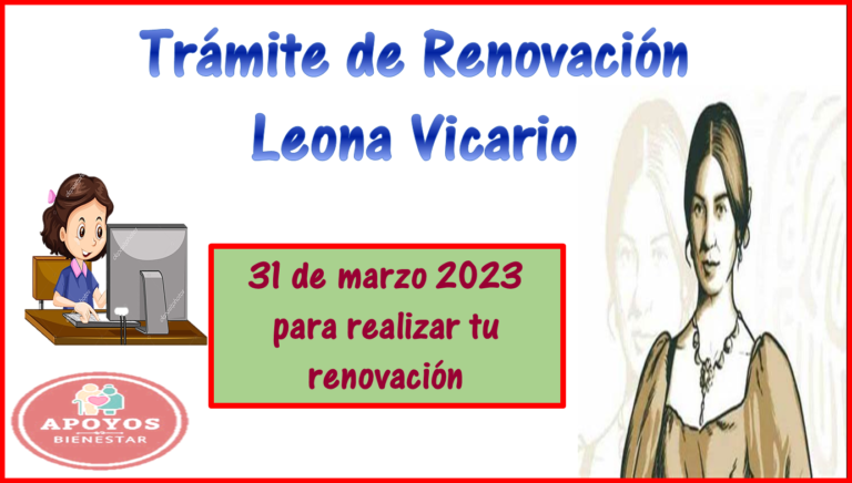 Descubre cÃ³mo puedes realizar el trÃ¡mite de RENOVACIÃ“N Â¡Â¡No te quedes sin tu beca Leona Vicario!!