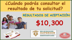 ¿Ya estas solicitando tu Beca Jóvenes Escribiendo el Futuro? En esta fecha ya podrás consultar si fuiste aceptado