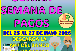 CUARTA SEMANA DE PAGOS, CONSULTA QUE DIA RECIBES TU PENSIÓN BIENESTAR DEL ADULTO MAYOR