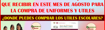 ATENCIÓN BENEFICIARIOS DE MI BECA PARA EMPEZAR YA SABES ¿DE CUANTO ES EL MONTO PARA EL APOYO DE UNIFORMES Y UTILES ESCOLARES?