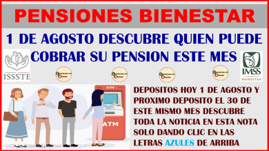 ATENCION PENSIONADOS DESCUBRE QUIENES RECIBIRAN EL APOYO DE SU PENSIÓN ESTE MES DE AGOSTO