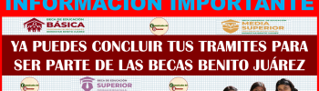 INFORMACIÓN IMPORTATE, EL SISTEMA DE CITAS ESTARA ABIERTO TODO EL MES DE AGOSTO PARA PODER TERMINAR TODOS LOS TRAMITES DE LA BECA BENITO JUÁREZ