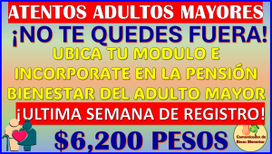 Te explico como UBICAR TU MODULO: Registro en la Pensión Bienestar del Adulto Mayor