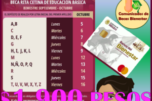 ¡ÚLTIMO DÍA DE PAGOS! El quinto calendario oficial ha llegado a su fin: Beca Rita Cetina Secundaria 2026