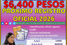 Próximo registro oficial 2026 para la Pensión Bienestar del Adulto Mayor 65 años ¡Esto necesitas!