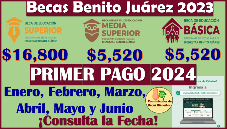 PRIMER PAGO 2024 de las Becas Benito JuÃ¡rez Â¡SE ADELANTAN 6 MESES!, aquÃ­ los detalles