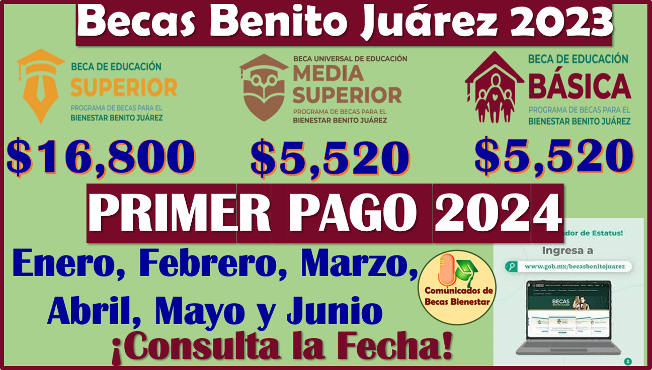 PRIMER PAGO 2024 de las Becas Benito Juárez ¡SE ADELANTAN 6 MESES!, aquí los detalles