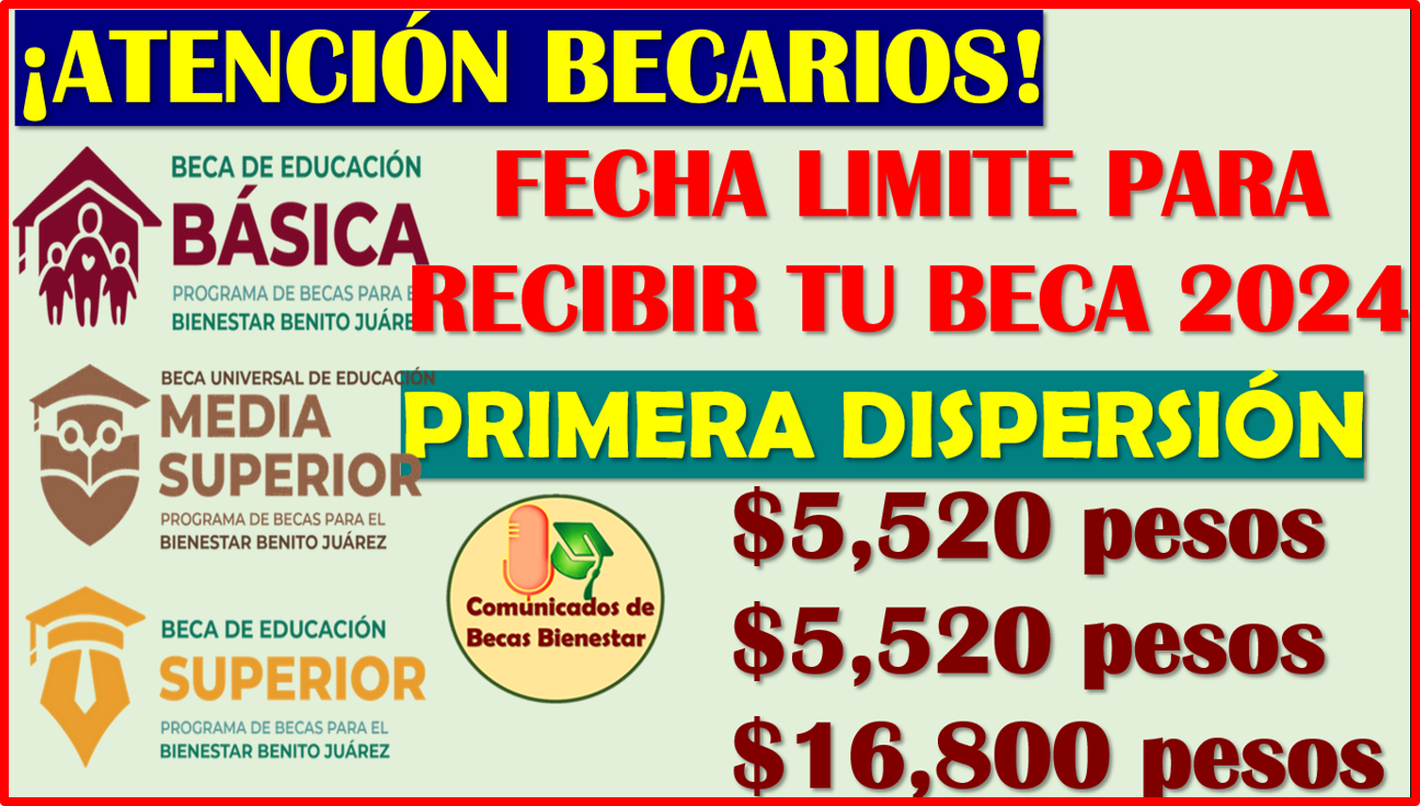 Último día de depósitos de las Becas Benito Juárez 2024: PAGOS TRIPLES
