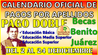 ¡ATENCIÓN! Este es el Calendario Oficial de las Becas Benito Juárez Básica, Media Superior y Superior 2024