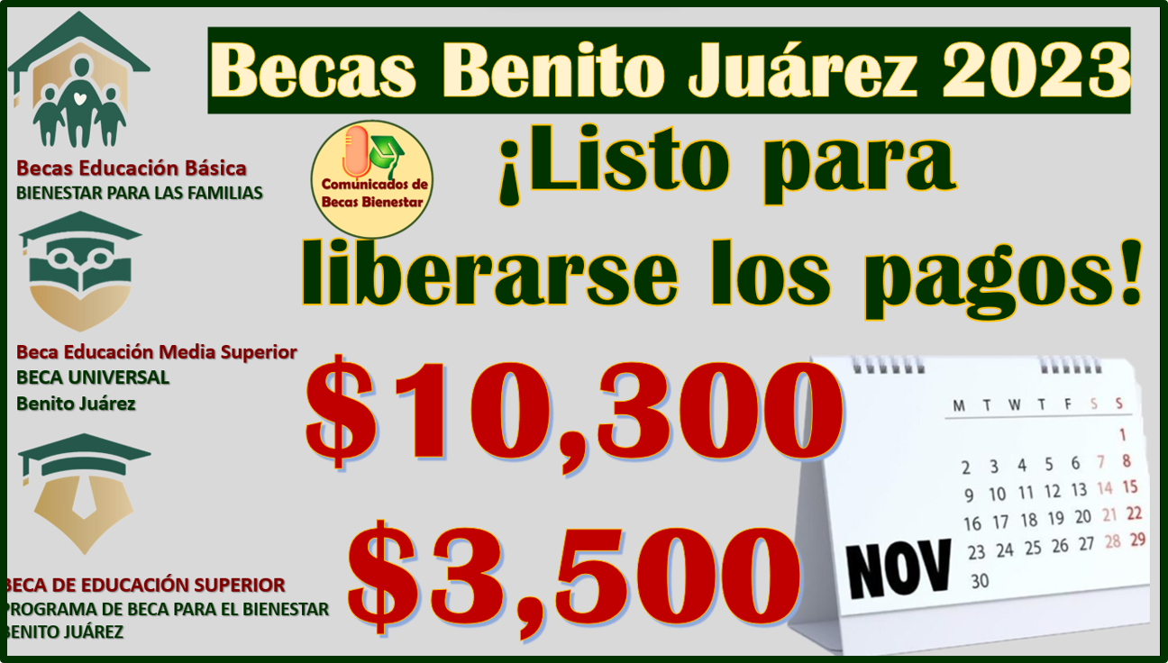 ¡ATENCIÓN! Ya esta listo tu DEPOSITO: Becas Benito Juárez 2023 ¡ÚLTIMO PAGO!