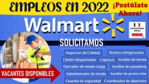 Empleos Disponibles En Walmart 2022-2023