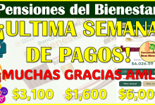 Descubre quienes cobran en esta ULTIMA SEMANA DE PAGOS de las Pensiones del Bienestar 2024