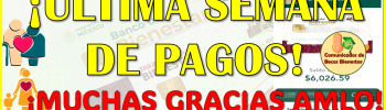 Descubre quienes cobran en esta ULTIMA SEMANA DE PAGOS de las Pensiones del Bienestar 2024