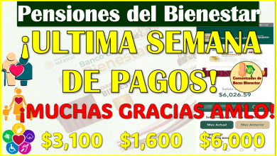 Descubre quienes cobran en esta ULTIMA SEMANA DE PAGOS de las Pensiones del Bienestar 2024