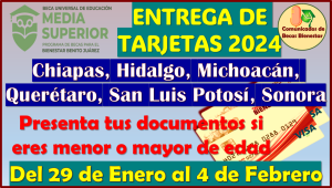 Entrega de Tarjetas del Bienestar para estos Estados de la republica, aquí te compartimos toda la información