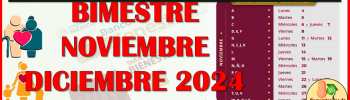 Calendario Oficial de Pagos de las Pensiones del Bienestar 2024 Bimestre Noviembre-Diciembre, aquí toda la información