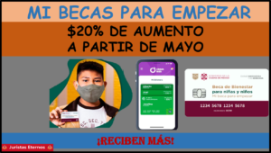 Mi Beca para Empezar: Estos Montos Recibirás a Partir de Mayo, ¡Aumento del 20%! en Becas: 2023