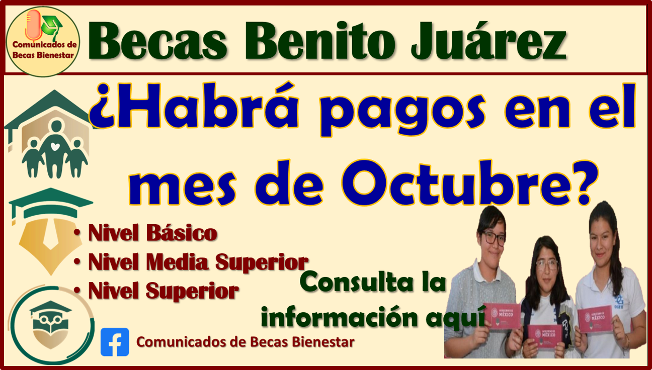 ¿Quienes son los Alumnos que reciben PAGOS en Octubre? Becas Benito Juárez, aquí te informamos