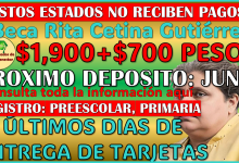 ¿Quienes son los alumnos que NO RECIBEN el siguiente pago en Junio? Beca Rita Cetina Gutierrez 2025
