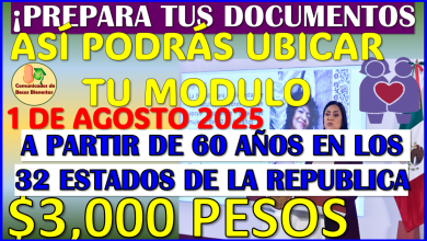 ¡PREPARA TUS DOCUMENTOS! para el registro 1 de Agosto: Pensión Mujeres Bienestar