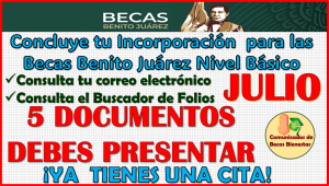 ¿Cuales son los DOCUMENTOS que debo presentar el día de mi cita? Becas Benito Juárez Básico 2024