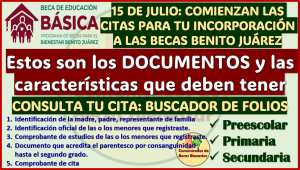 Documentos para Citas de las Becas Benito Juárez Básica ¡Conoce cuales son y sus características!