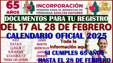 Prepara tus DOCUMENTOS para tu Registro: Pensión Bienestar del Adulto Mayor 2025