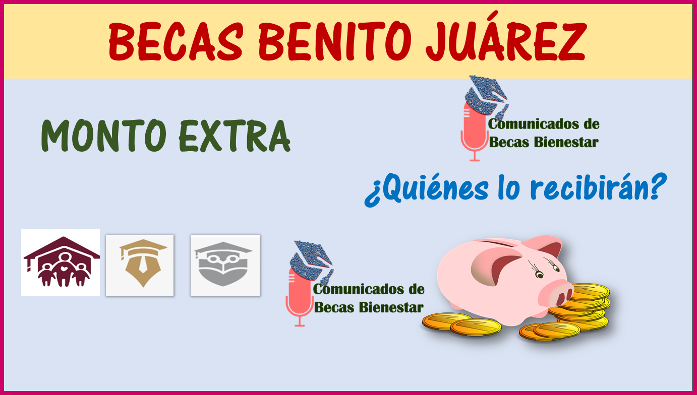 ¡ATENCIÓN! ¿Quiénes recibirán un monto adicional a su Beca en JUNIO? Becas Benito Juárez