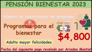 Pensión Bienestar 2023 ¡Atentos adultos! Descubre cuando recibirás el próximo pago