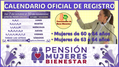 Se anuncia las fechas oficiales de REGISTRO: Pensión Mujeres Bienestar de 60 a 64 años