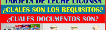 ATENCION BENEFICIARIOS BIENESTAR DESCUBRE COMO TRAMITAR LA TARJETA PARA LA COMPRA DE LECHE LICONSA