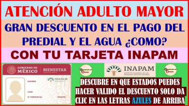 ATENCIÓN ADULTOS MAYORES CON INAPAM DESCUBRE DONDE PUEDES OBTENER UN DESCUENTO EN EL PREDIAL Y AGUA EN ESTE 2024