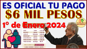 Es OFICIAL, el 1 de Enero RECIBES $6 MIL PESOS: Pensión Bienestar del Adulto Mayor