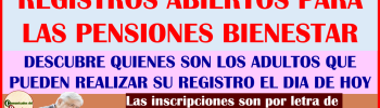 ATENCIÓN ADULTO MAYOR ENTERATE DE QUIENES PUEDEN REALIZAR SU REGISTRO EL DIA DE HOY