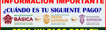 ATENCIÓN BENEFICIARIOS DE BECAS BENITO JUAREZ ¿CUÁNDO ES TU PROXIMO PAGO? Y ¿CUAL ES LA CANTIDAD EXACTA DE TU PAGO?