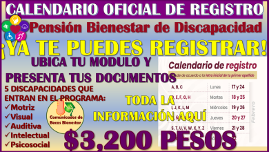 Ya te puedes registrar en la Pensión Bienestar de Discapacidad, este es el Calendario de Incorporación