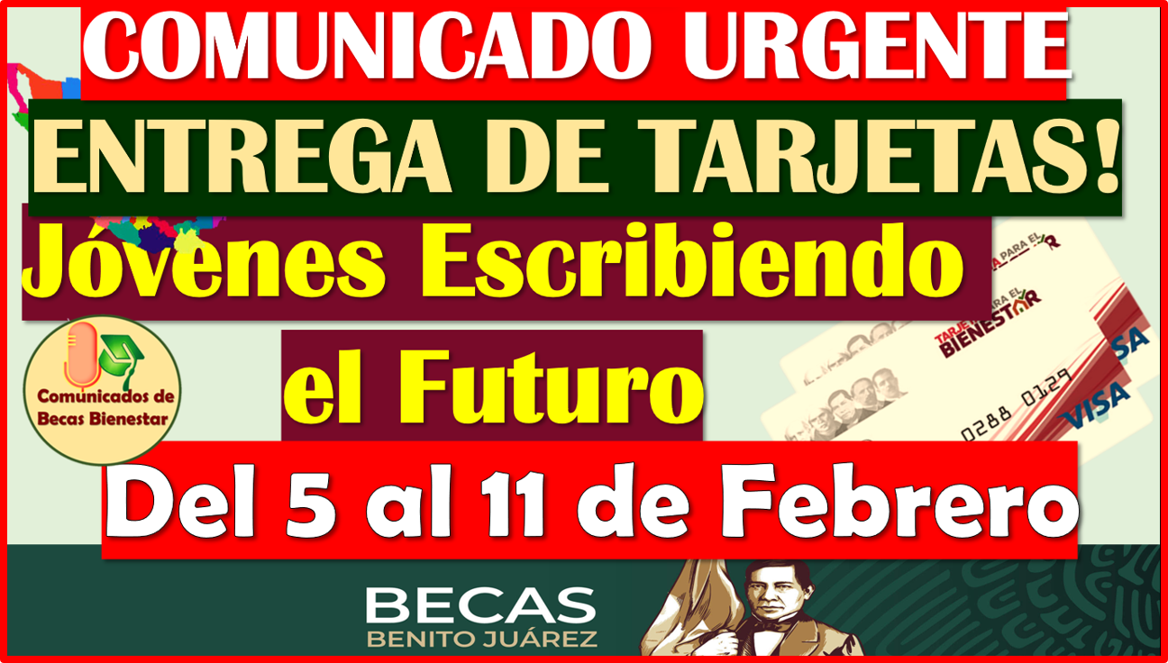 Becas Benito Juárez Nivel Superior Jóvenes Escribiendo el Futuro 2024: Entrega de Tarjetas esta es la nueva lista semanal