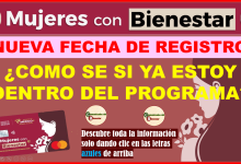 ATENCION MUJERES CON BIENESTAR CUANDO ABREN LOS NUEVOS REGISTROS