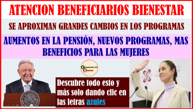 ATENCION BENEFICIARIOS BIENESTAR GRANDES NOTICIAS PARA ADULTOS MAYORES CONOSCAN LOS CAMBIOS QUE TENDRAN LAS PENSIONES BIENESTAR Y LOS NUEVOS PROGRAMAS QUE SALDRAN ESTE PROXIMO AÑO CON CLAUDIA SHEINBAUM