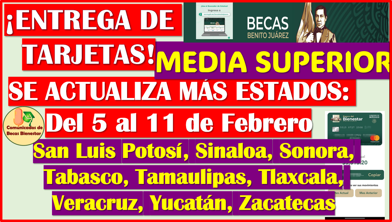 Consulta la nueva lista Semanal y cobra por primera vez tu Beca Benito Juárez Media Superior, aquí te compartimos la lista