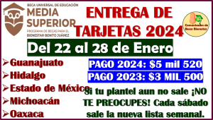 Estos son los planteles que reciben Tarjeta para cobrar tu Beca Benito Juárez Media Superior, ¡CONSULTALO AQUÍ!