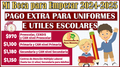 Ya hay FECHAS DE PAGOS para Uniformes e Útiles Escolares de Mi Beca para Empezar 2024-2025