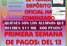 ESTOS SON LOS ALUMNOS QUE RECIBEN $11 MIL 600 PESOS: BECA BENITO JUÁREZ 2026