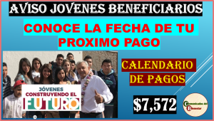 ATENCION JOVENES CONTRUYENDO EL FUTURO TU PROXIMO PAGO YA TIENES FECHA DE ENTREGA