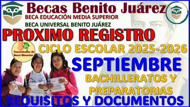Documentos para tu PROXIMO REGISTRO para la Beca Benito Juarez Media Superior 2025-2026