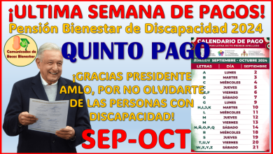 ¿Quienes son los Pensionados de Discapacidad que cobran en esta ULTIMA SEMANA DE PAGOS? aquí te informo